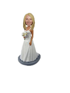 Personalized Custom Bride Bobblehead