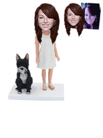 Personalized Custom Bobblehead with Dog Custom From Photo