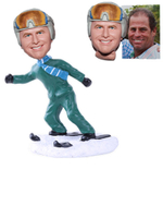 Personalized Skiing Custom Bobble Head