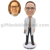 2021 Best Selling Gift for Doctor Male Doctor Bobblehead Custom From Photo
