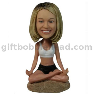 Handmade Unique Gift Custom Yoga Bobblehead