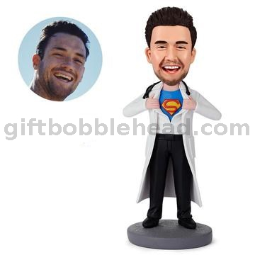 Super Doctor Custom Bobble Head Gift for Doctor